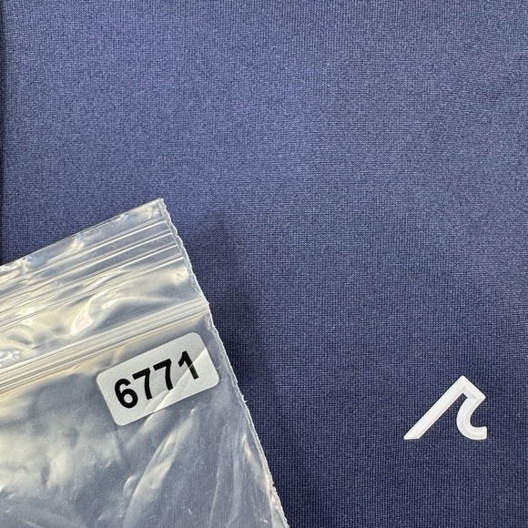 Redvanly Midnight Navy Purple Tipped Performance Golf Polo Size Small NWT - Picture 7 of 7